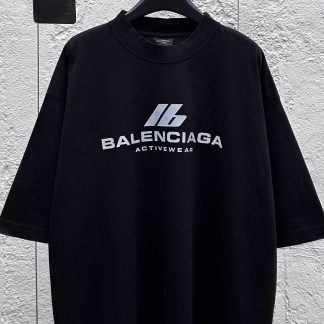 Balenciaga S1 T-Shirt Black Crew Neck