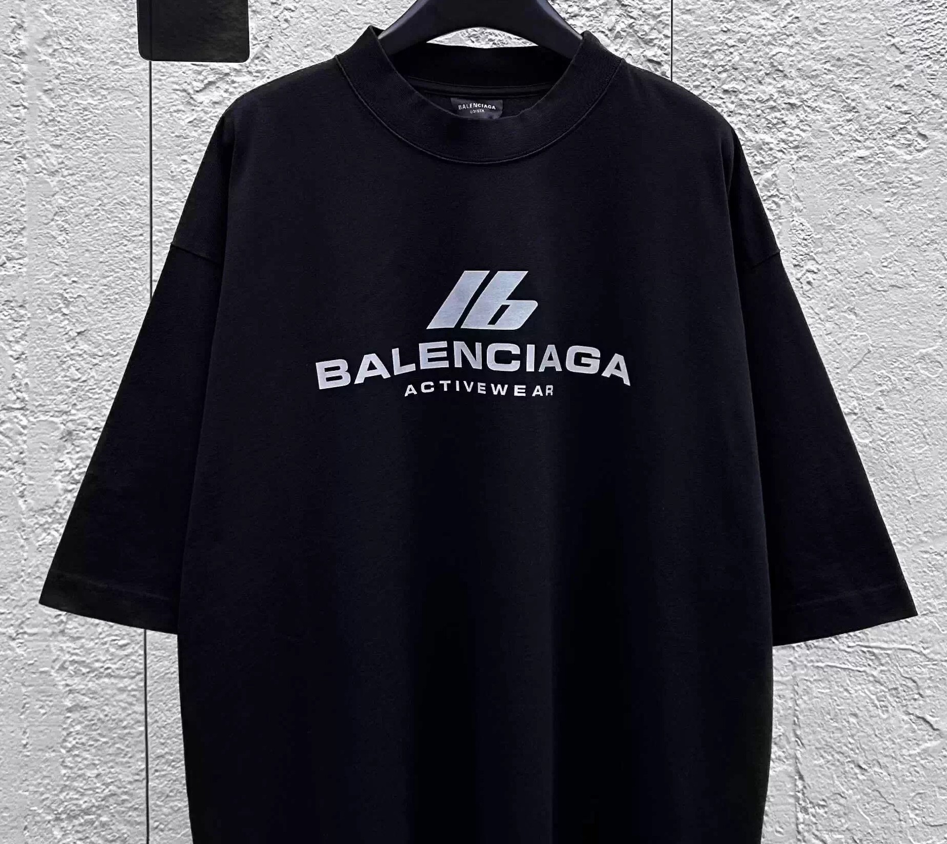 Balenciaga S1 T-Shirt Black Crew Neck
